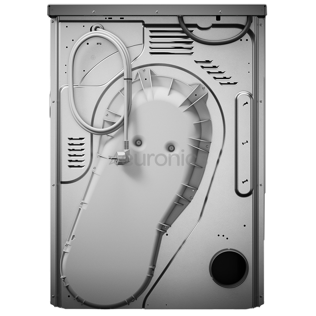 Asko, Professional, 7 kg, dziļums 65.4 cm, pelēka - Veļas žāvētājs