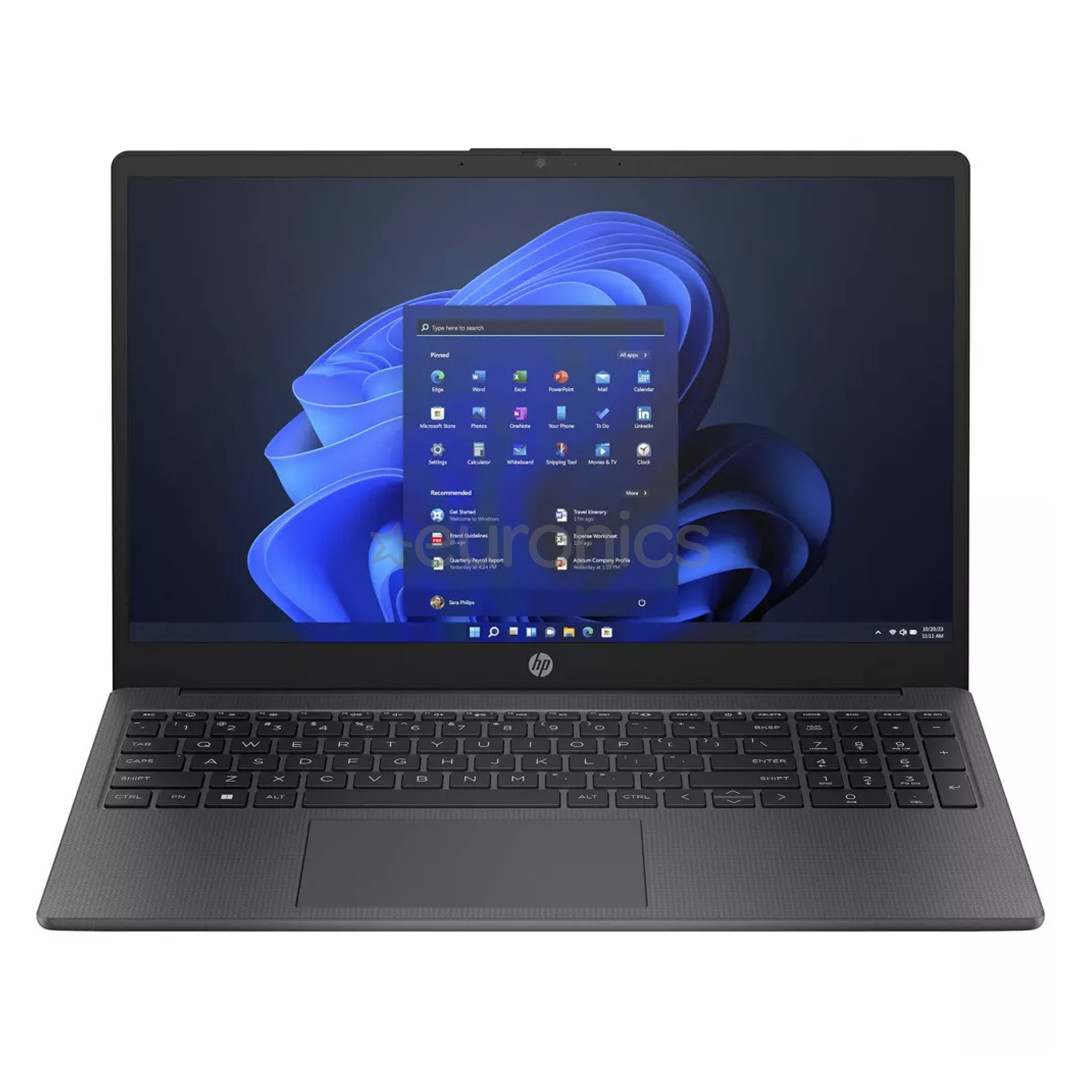 HP 255 G10, 15,6'', Ryzen 3, 8 GB, 256 GB, ENG, tumši pelēka - Portatīvais dators