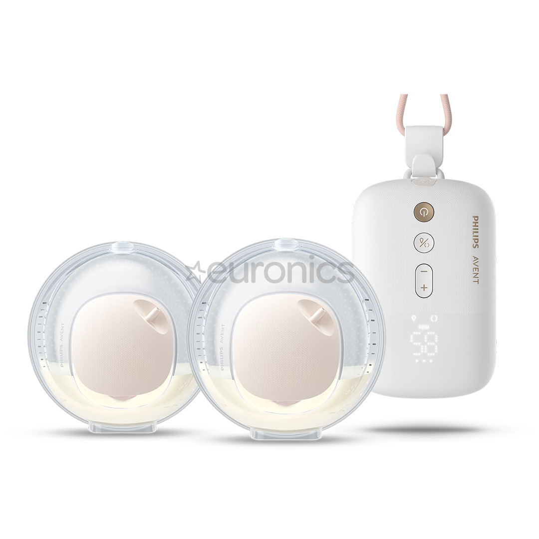 Philips Avent Hands-free, balta - Dubultais elektriskais krūts piena pumpis