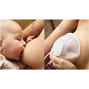 Philips Avent Hands-free, balta - Dubultais elektriskais krūts piena pumpis