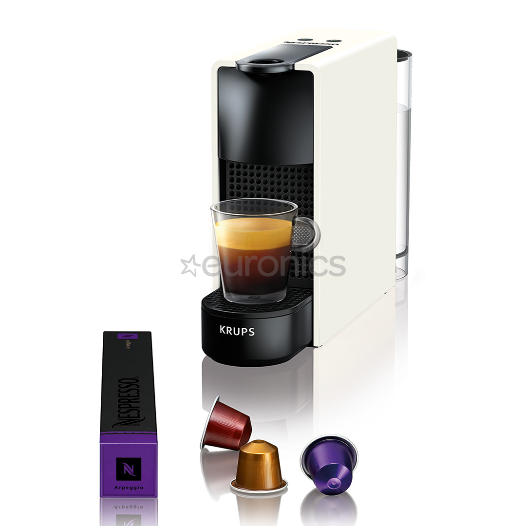 Krups Nespresso Essenza Mini, balta - Kapsulu kafijas automāts