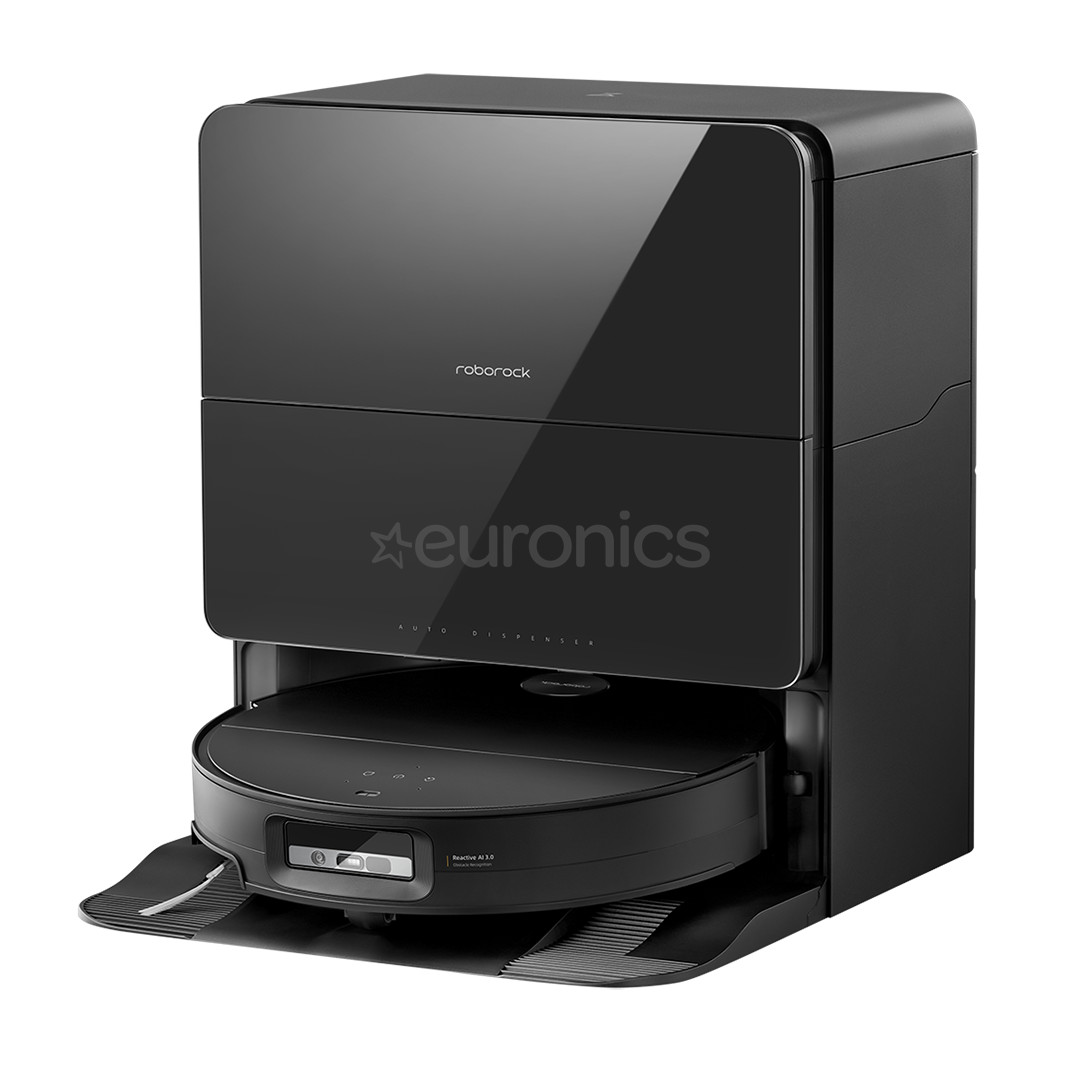 Roborock Saros 10, Wet & Dry, melna - Robots putekļu sūcējs