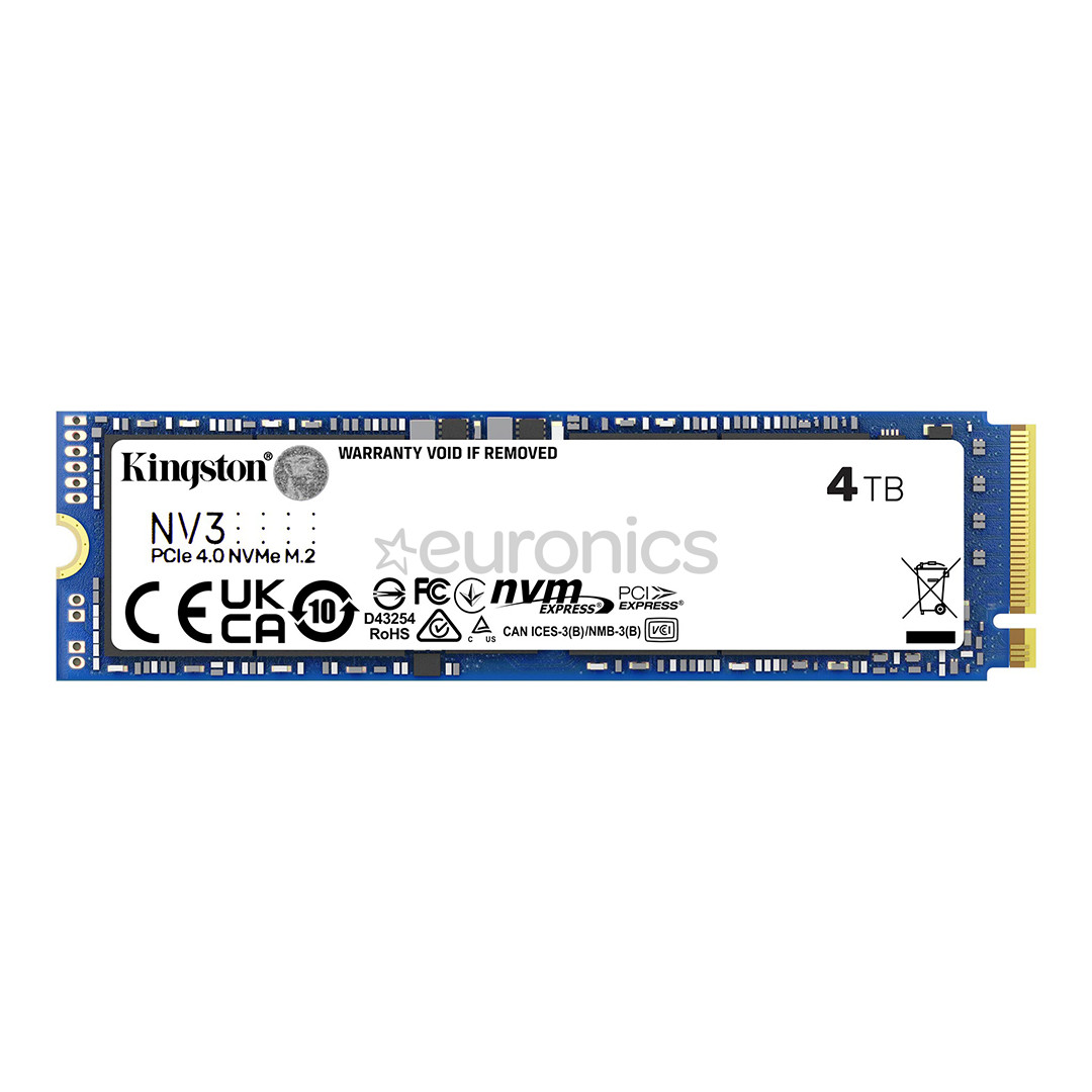 Kingston SNV3S, 4 TB, zila - SSD cietais disks