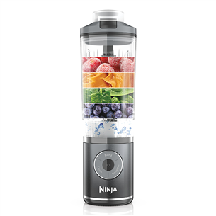 Ninja Blast Max, pelēka - Portatīvais bezvadu blenderis