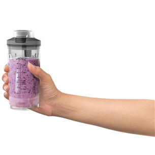 Ninja Blast Max, pelēka - Portatīvais bezvadu blenderis