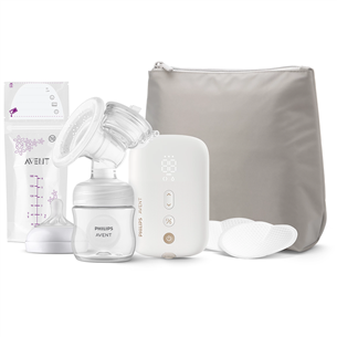 Philips Avent, uzlādējams, balta - Elektriskais krūts piena pumpis SCF396/31