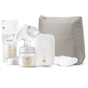 Philips Avent, uzlādējams, balta - Elektriskais krūts piena pumpis