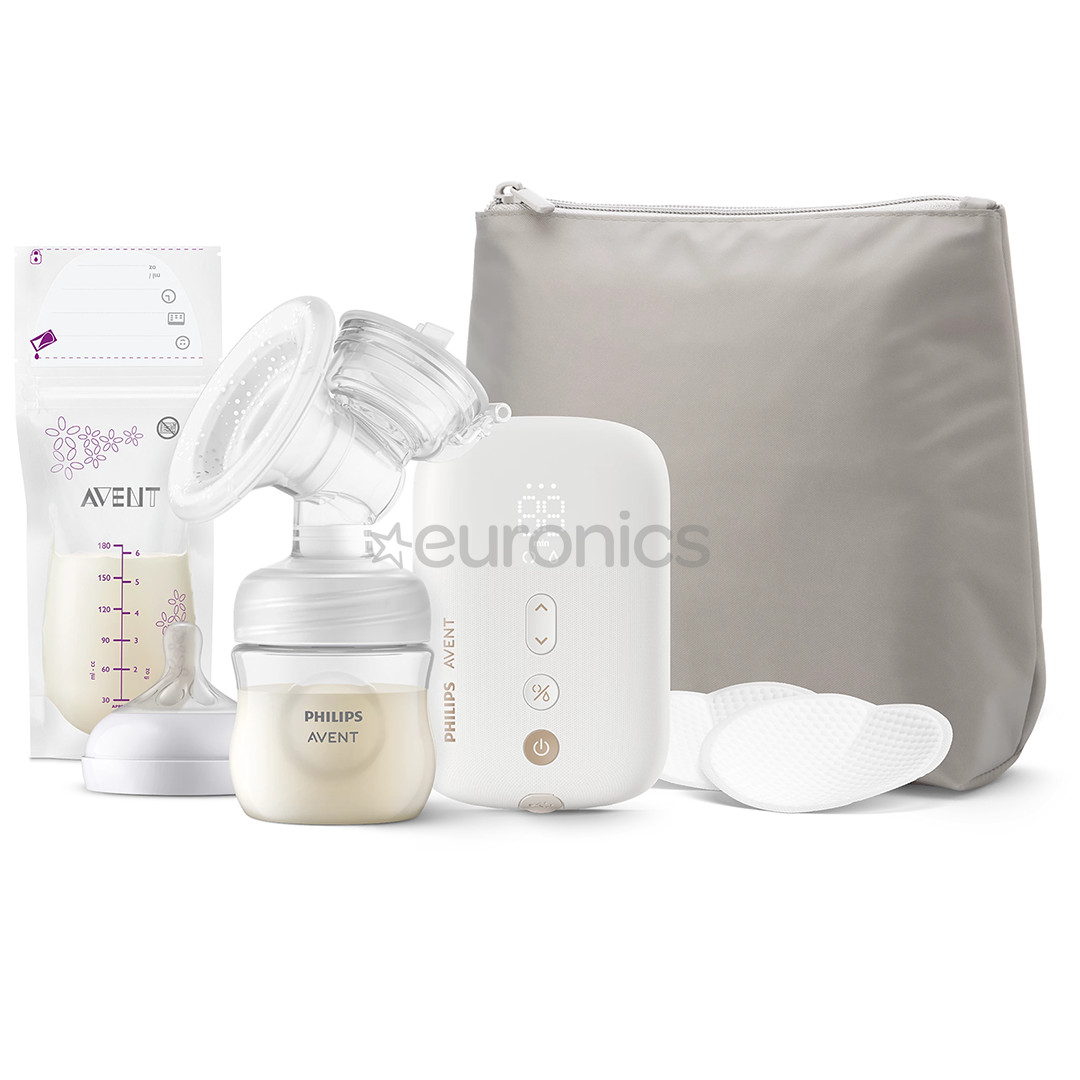 Philips Avent, uzlādējams, balta - Elektriskais krūts piena pumpis