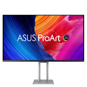 Asus ProArt OLED, 32'', 240 Hz, OLED, sudraba - Monitors PA32UCDM