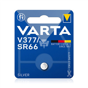 Varta V377/SR66, sudraba - Baterija 377101401