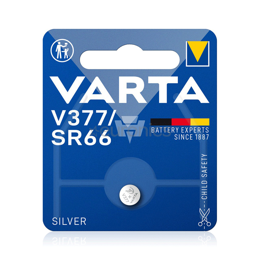 Varta V377/SR66, серебристый - Батарейка