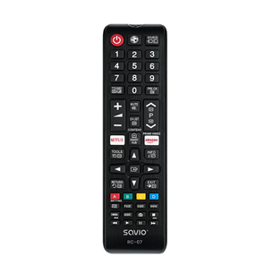 Savio RC-07, Samsung TV, черный - Запасной пульт для телевизора TVPUSARC07