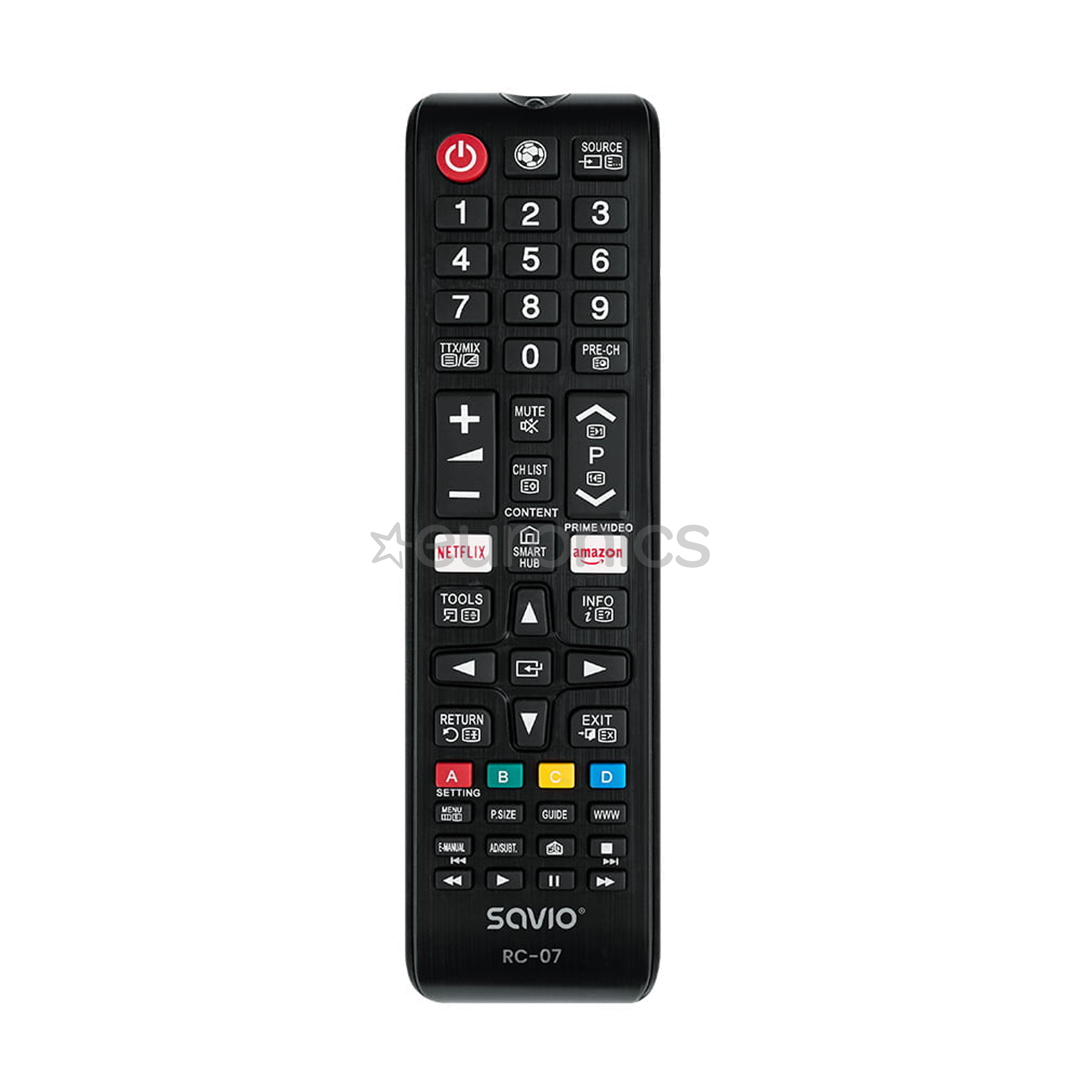 Savio RC-07, Samsung TV, черный - Запасной пульт для телевизора