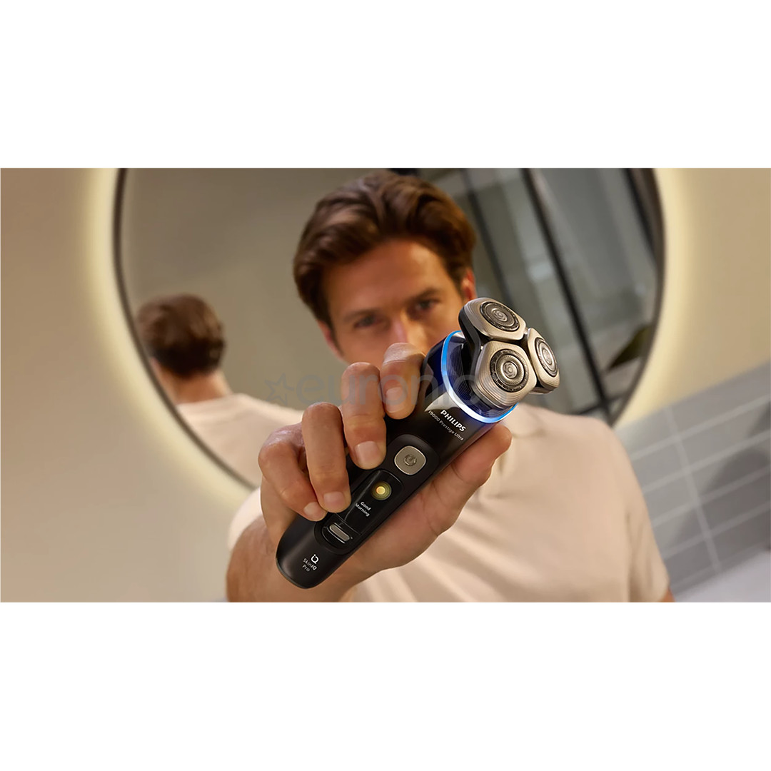 Philips i9000 Prestige Ultra, melna - Skuveklis