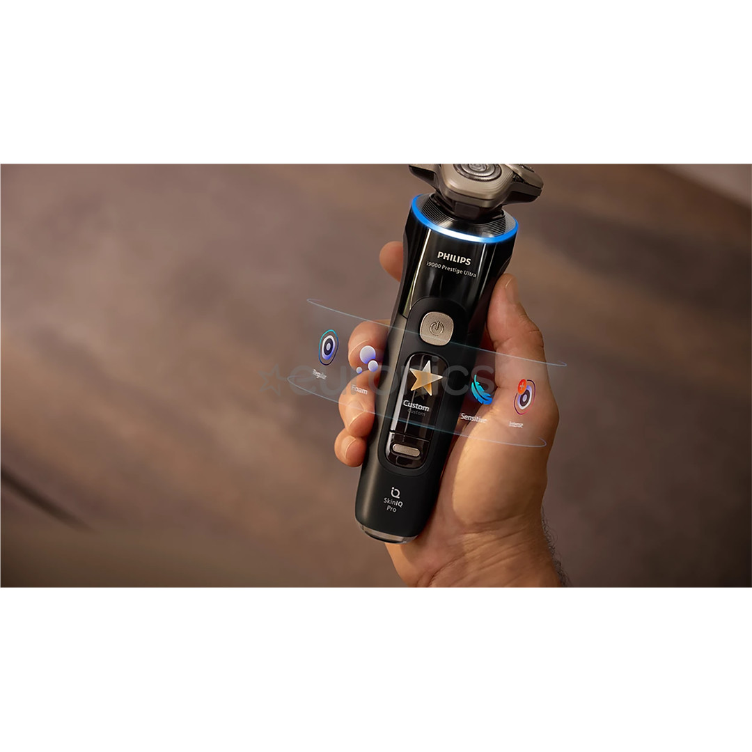 Philips i9000 Prestige Ultra, melna - Skuveklis