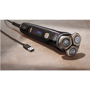 Philips i9000 Prestige Ultra, melna - Skuveklis