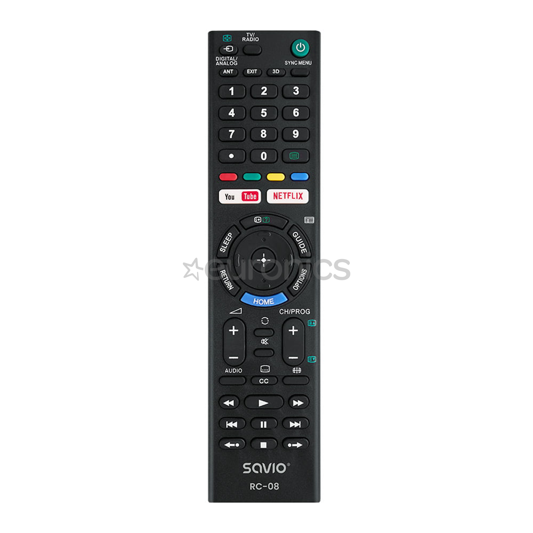 Savio RC-08, Sony TV, black - TV remote