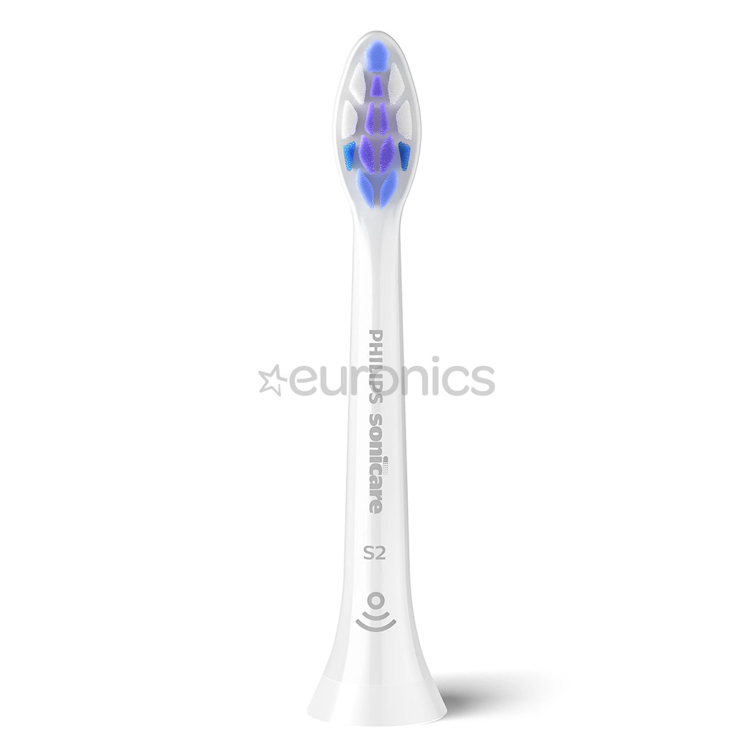 Philips Sonicare S2 Sensitive, 2 шт., белый - Насадки для зубной щетки