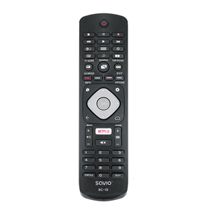 Savio RC-10, Philips TV, черный - Запасной пульт для телевизора TVPUSARC10