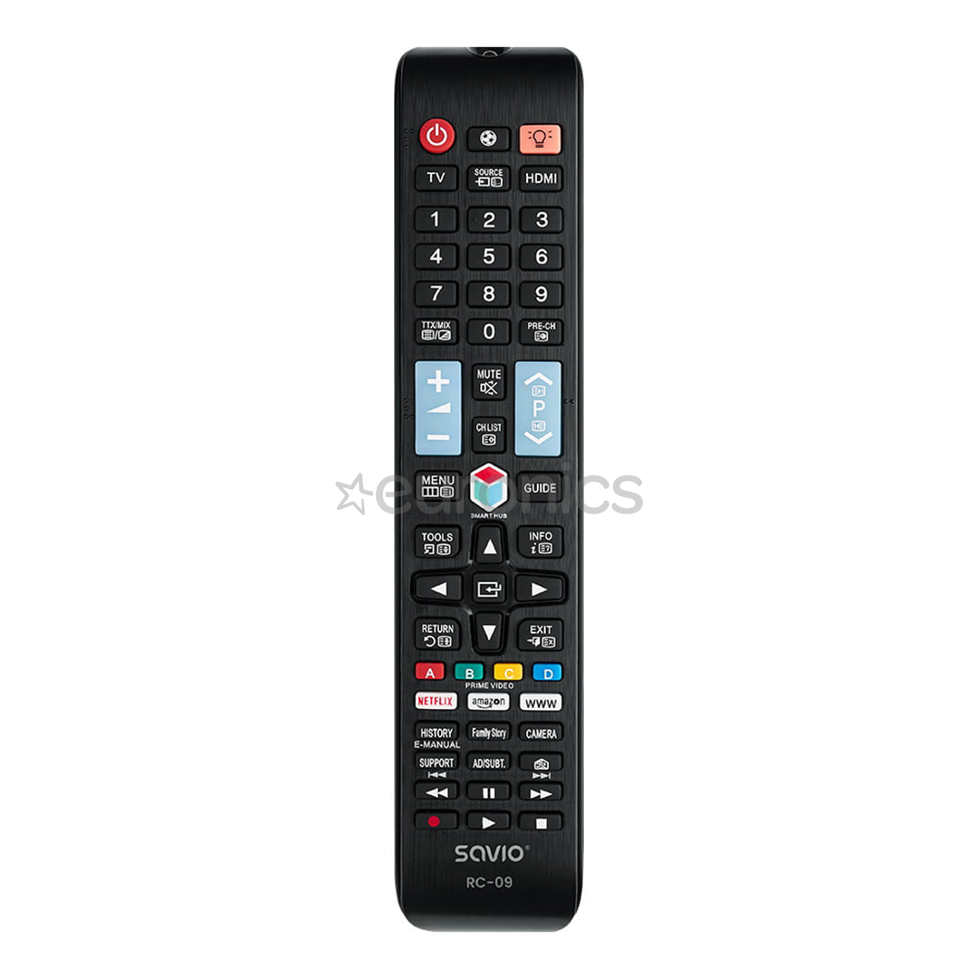 Savio RC-09, Samsung TV, черный - Запасной пульт для телевизора