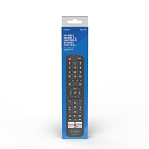 Savio RC-14, Hisense TV, черный - Запасной пульт для телевизора
