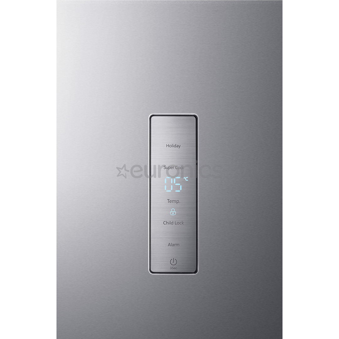 Hisense, SuperCool, 370 L, height 186 cm, inox - Cooler