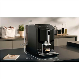 Siemens EQ300, черный - Кофемашина