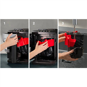 Siemens EQ500, черный/серебристый - Кофемашина