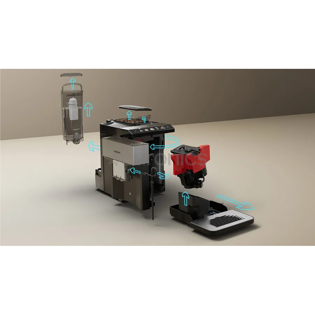 Siemens EQ500, черный/серебристый - Кофемашина