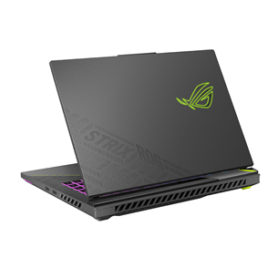 Asus ROG Strix G16, 16'', WQXGA, 240 Hz, Ryzen 9, 16 GB, 1 TB, RTX 5070 Ti, ENG, zaļa/tumši pelēka - Portatīvais dators