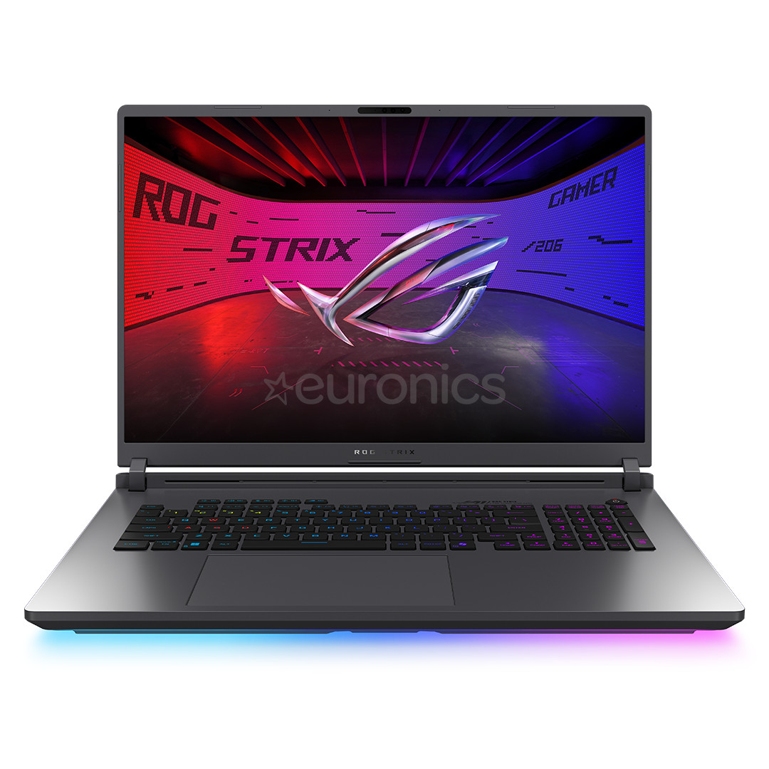 Asus ROG Strix G18, 18'', 2.5K, 240 Hz, Ultra 9, 16 GB, 1 TB, RTX 5080, ENG, tumši pelēka - Portatīvais dators