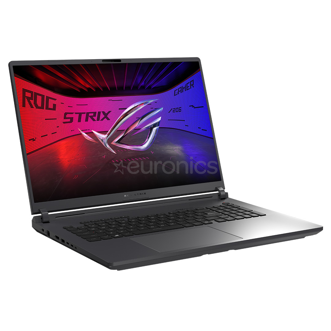 Asus ROG Strix G18, 18'', 2.5K, 240 Hz, Ultra 9, 16 GB, 1 TB, RTX 5080, ENG, tumši pelēka - Portatīvais dators
