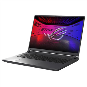 Asus ROG Strix G18, 18'', 2.5K, 240 Hz, Ultra 9, 16 GB, 1 TB, RTX 5080, ENG, tumši pelēka - Portatīvais dators