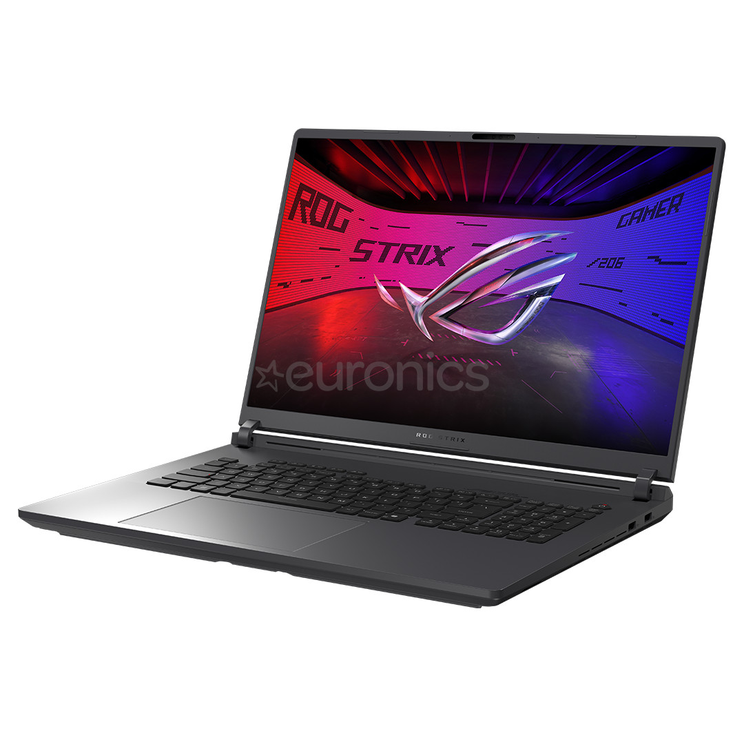 Asus ROG Strix G18, 18'', 2.5K, 240 Hz, Ultra 9, 16 GB, 1 TB, RTX 5080, ENG, tumši pelēka - Portatīvais dators