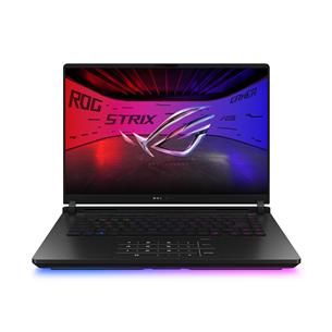 Asus ROG Strix SCAR 16, 2.5K, Mini-LED, 240 Hz, Ultra 9, 32 GB, 2 TB, RTX 5080, ENG, melna - Portatīvais dators G635LW-RW011W