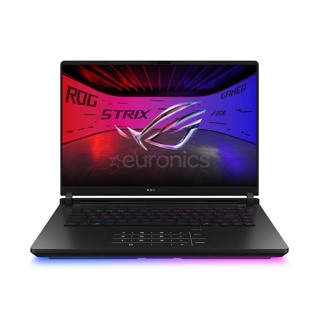 Asus ROG Strix SCAR 16, 2.5K, Mini-LED, 240 Hz, Ultra 9, 32 GB, 2 TB, RTX 5080, ENG, off black - Notebook