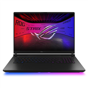 Asus ROG Strix SCAR 18, 2.5K, Mini-LED, 240 Hz, Ultra 9, 32 GB, 2 TB, RTX 5080, ENG, melna - Portatīvais dators