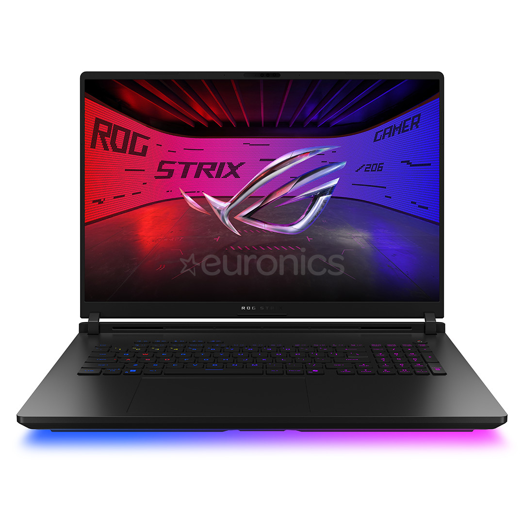 Asus ROG Strix SCAR 18, 2.5K, Mini-LED, 240 Hz, Ultra 9, 32 GB, 2 TB, RTX 5080, ENG, melna - Portatīvais dators