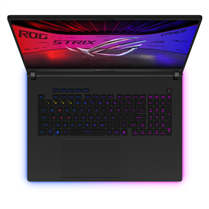 Asus ROG Strix SCAR 18, 2.5K, Mini-LED, 240 Hz, Ultra 9, 64 GB, 2 TB, RTX 5090, ENG, melna - Portatīvais dators
