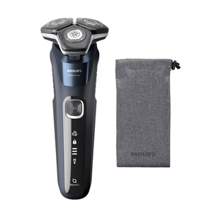 Philips Shaver Series 5000 Wet & Dry, melna/zila - Skuveklis S5885/10