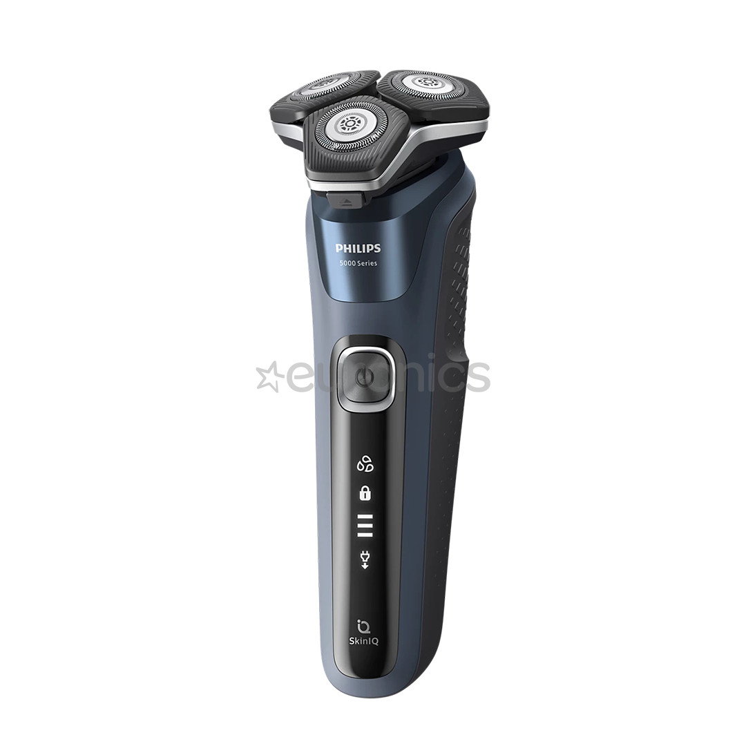 Philips Shaver Series 5000 Wet & Dry, melna/zila - Skuveklis