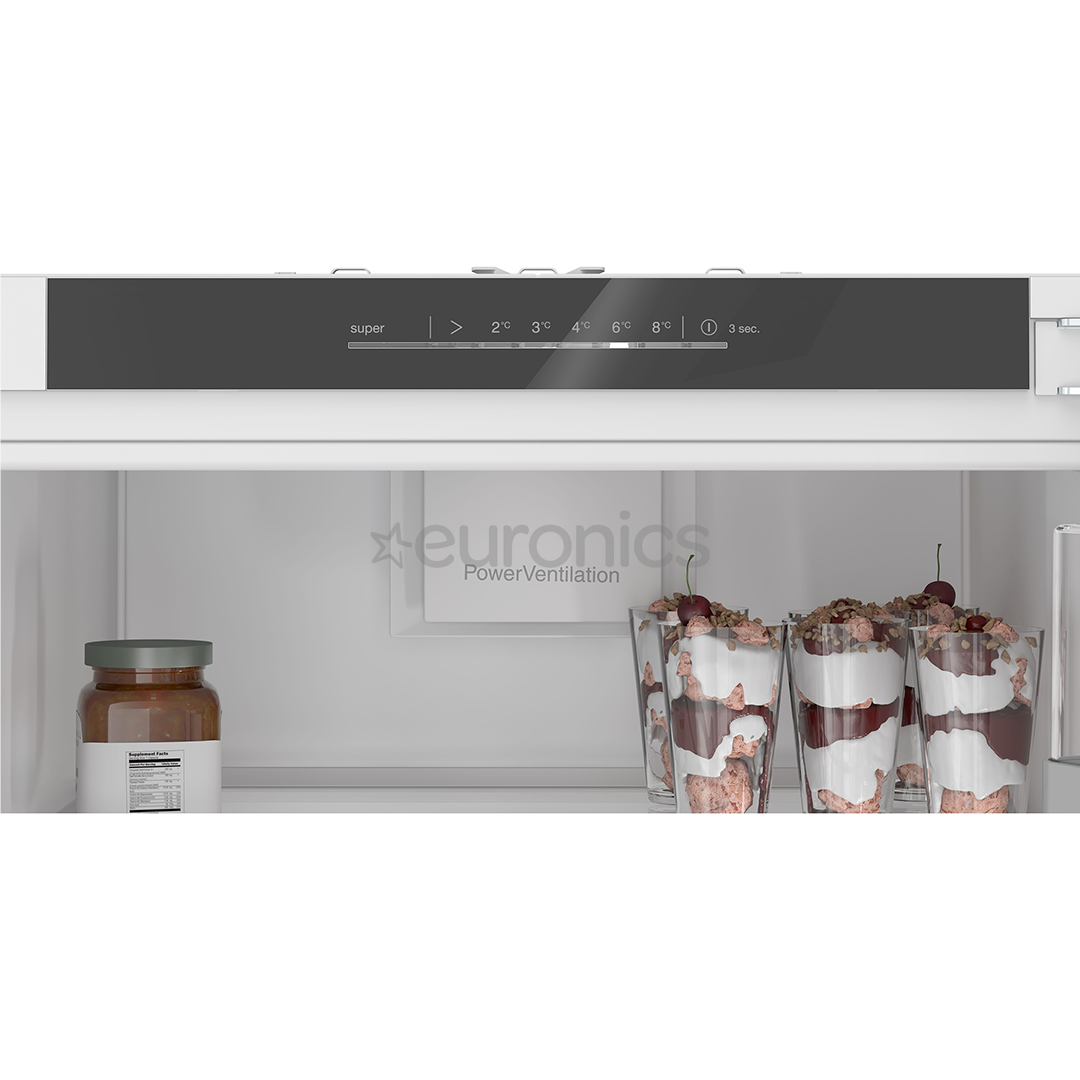 Bosch, Series 6, 310 л, высота 178 см - Интегрируемый холодильный шкаф