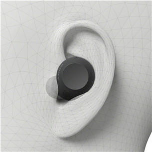 Sony WF-C710N, melna - Bezvadu austiņas