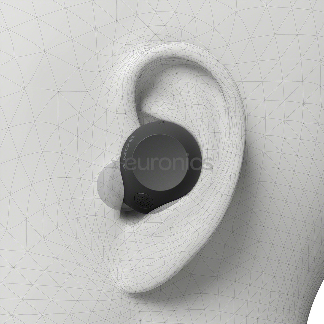 Sony WF-C710N, melna - Bezvadu austiņas