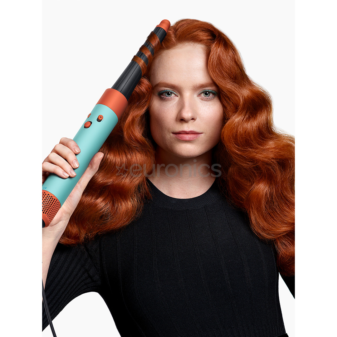 Dyson Airwrap i.d.™, Bluetooth®, 1300 Вт, Ceramic Pop/Topaz, голубой/оранжевый - Стайлер для волос