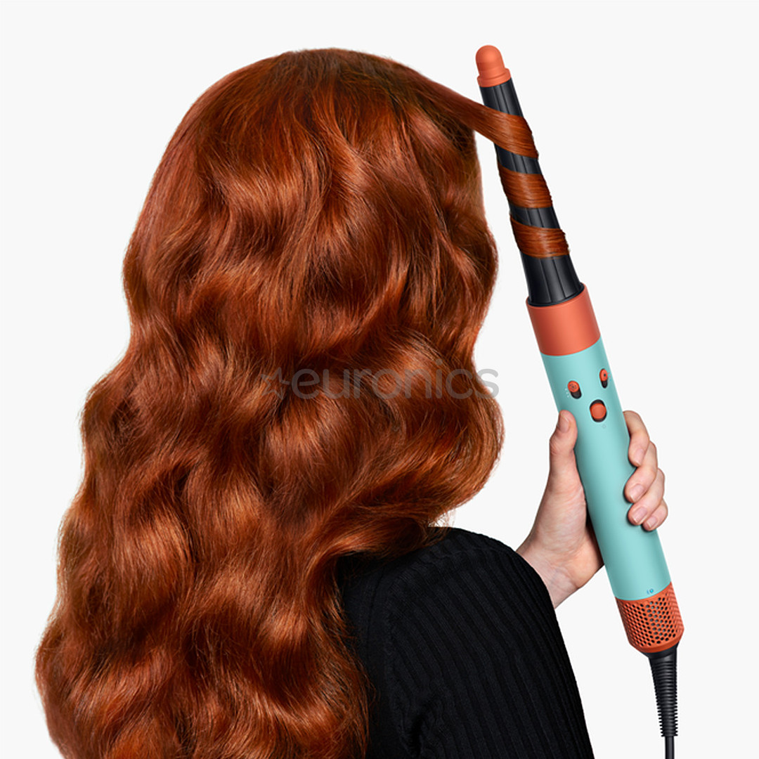 Dyson Airwrap i.d.™, Bluetooth®, 1300 Вт, Ceramic Pop/Topaz, голубой/оранжевый - Стайлер для волос