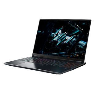 Acer Predator Helios Neo 16S AI, 16'', WUXGA, OLED, 240 Hz, Ultra 9, 32 GB, 1 TB, RTX 5070Ti, ENG, melna - Portatīvais dators