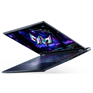 Acer Predator Helios Neo 16S AI, 16'', WUXGA, OLED, 240 Hz, Ultra 9, 32 GB, 1 TB, RTX 5070Ti, ENG, melna - Portatīvais dators