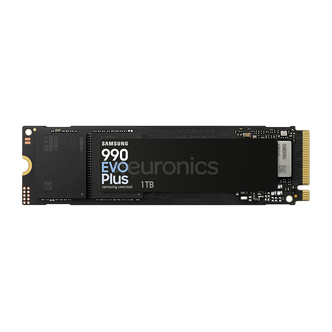 Samsung 990 EVO Plus, 1 ТБ, M.2, черный - SSD