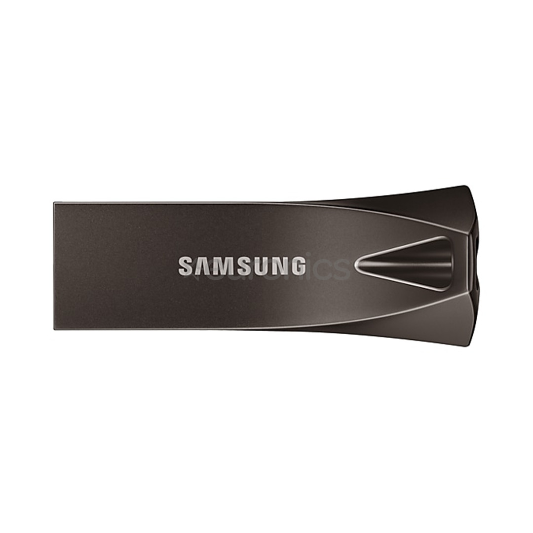 Samsung BAR Plus, USB 3.1, 512 GB, pelēka - USB zibatmiņa